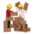 ImagiBricks Giant Building Blocks - Woodgrain - 16 Pieces